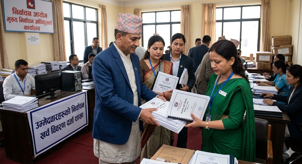 प्रतिनिधि सभा उम्मेदवारहरूले निर्वाचन खर्च विवरण बुझाउन थाले